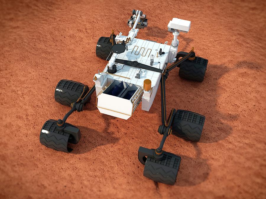 Curiosity Mars Rover #3 Photograph by Sciepro/science Photo Library