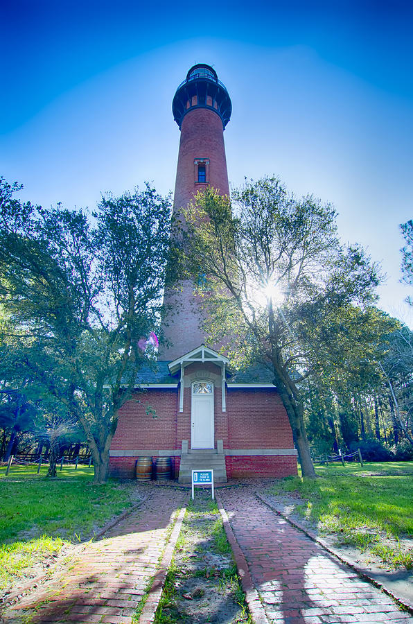 Currituck Beach Lighthouse on the Outer Banks of North Carolina #3 Photograph by Alex Grichenko