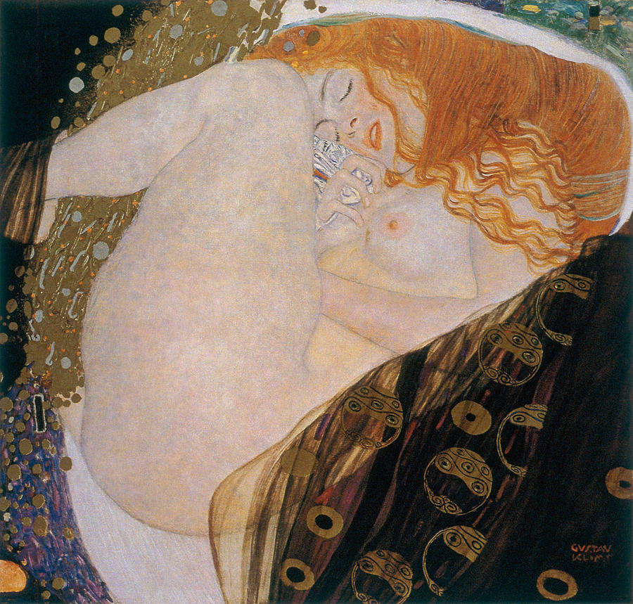 Danae #3 Painting by Gustav Klimt