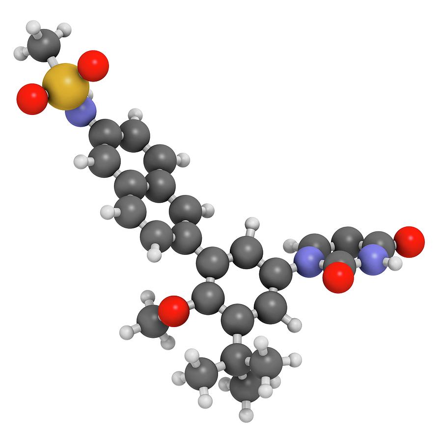 Dasabuvir Hepatitis C Virus Drug Molecule Photograph By Molekuul - Fine 