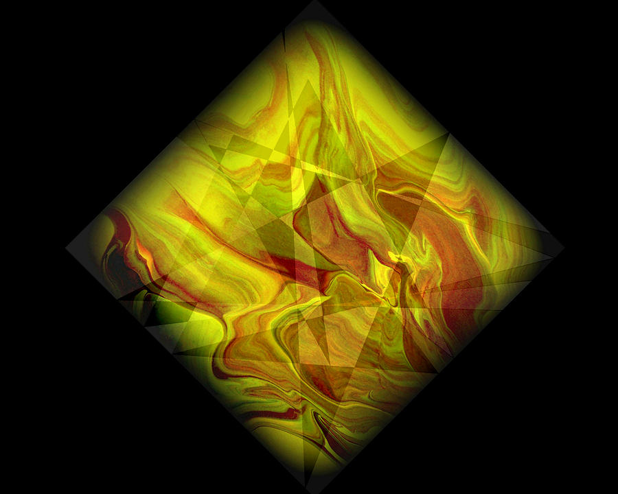 Symmetrical Painting - Diamond 105 by J D Owen Symmetrical Painting - Diamond 105 by J D Owen