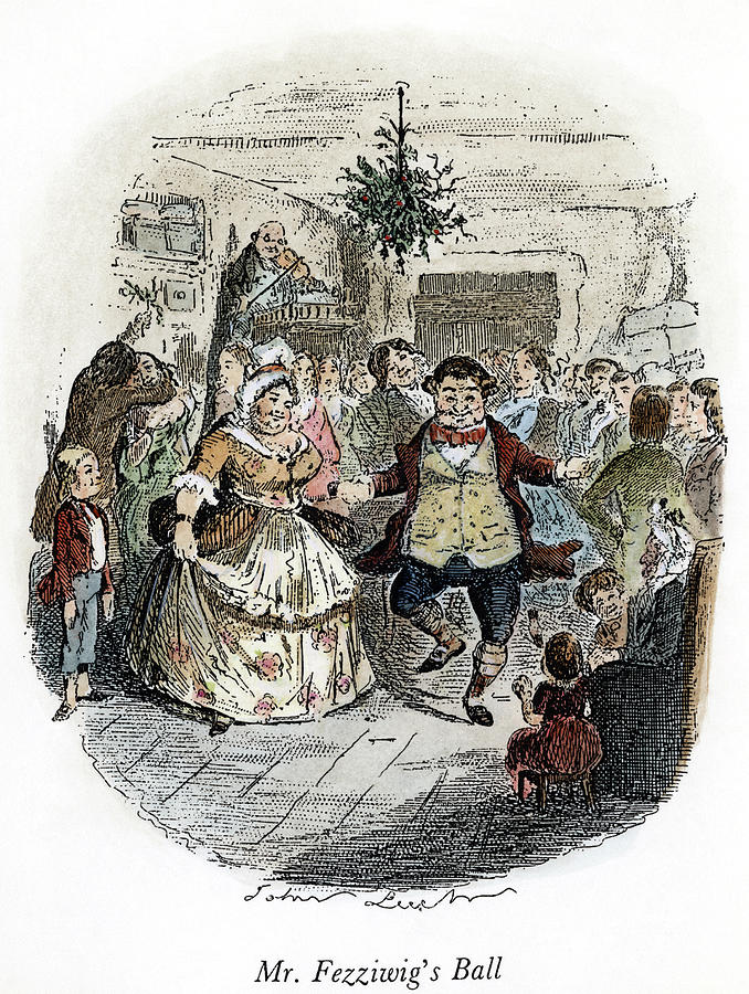 Dickens Christmas Carol, 1843 #3 Drawing by Granger