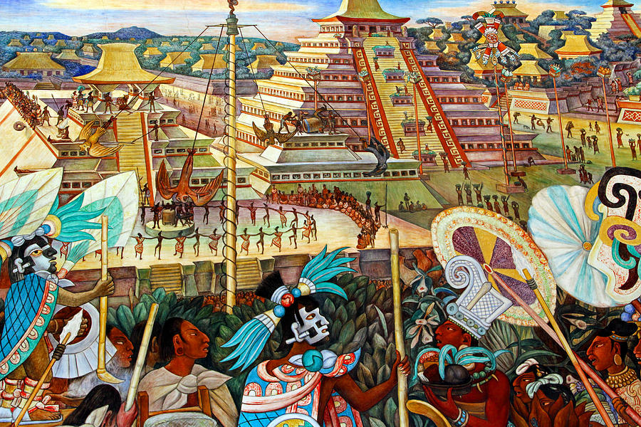 Diego Rivera Mural Mexico City #3 Photograph by Jim McCullaugh