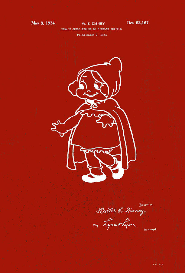 Disney Red Riding Hood Digital Art By Marlene Watson