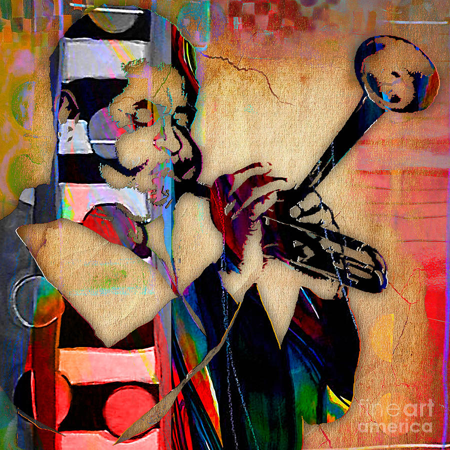 Jazz Mixed Media - Dizzy Gillespie Collection #3 by Marvin Blaine