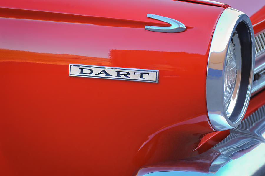 Dodge Dart Emblem #3 Photograph by Jill Reger