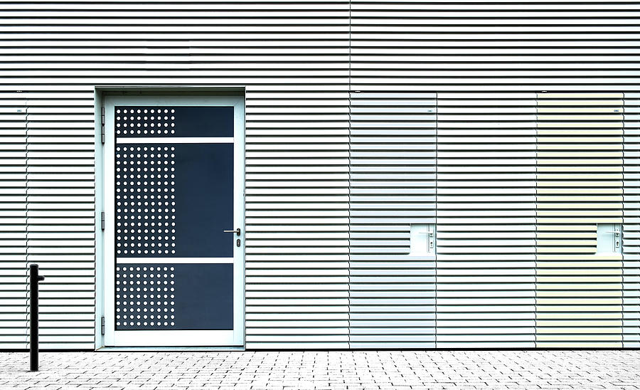 Architecture Photograph - 3 Doors. by Harry Verschelden