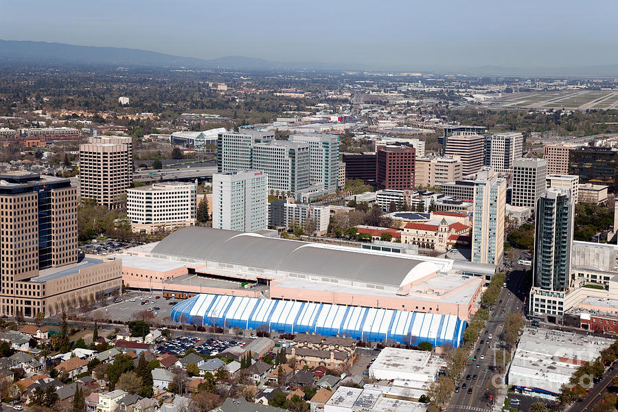 Downtown San Jose California Photograph by Bill Cobb