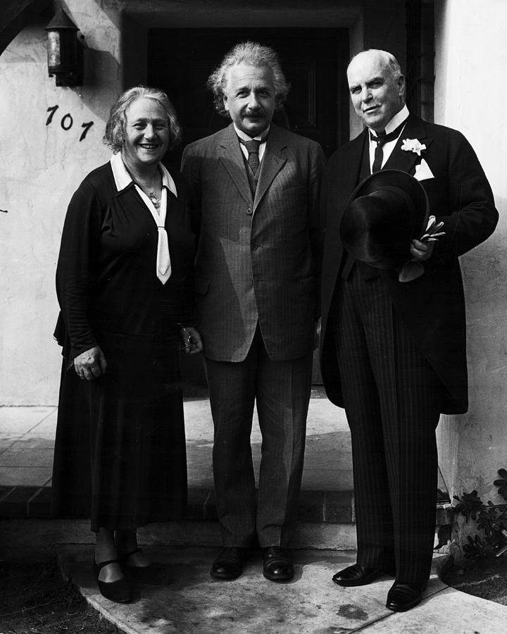 Vintage Photograph - Dr. Albert Einstein #3 by Retro Images Archive