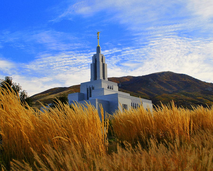 Draper Utah LDS Temple #3 Photograph by Nathan Abbott