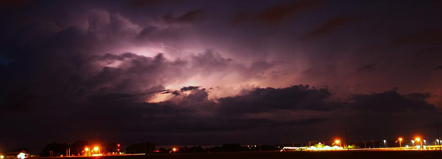 Dying Storm Cell with Fantastic Lightning #2 Photograph by NebraskaSC