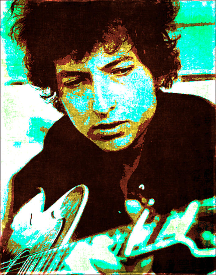 Bob Dylan Digital Art - Dylan #3 by John Emery