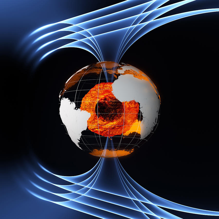 Earths Magnetic Field #3 Photograph by Science Source