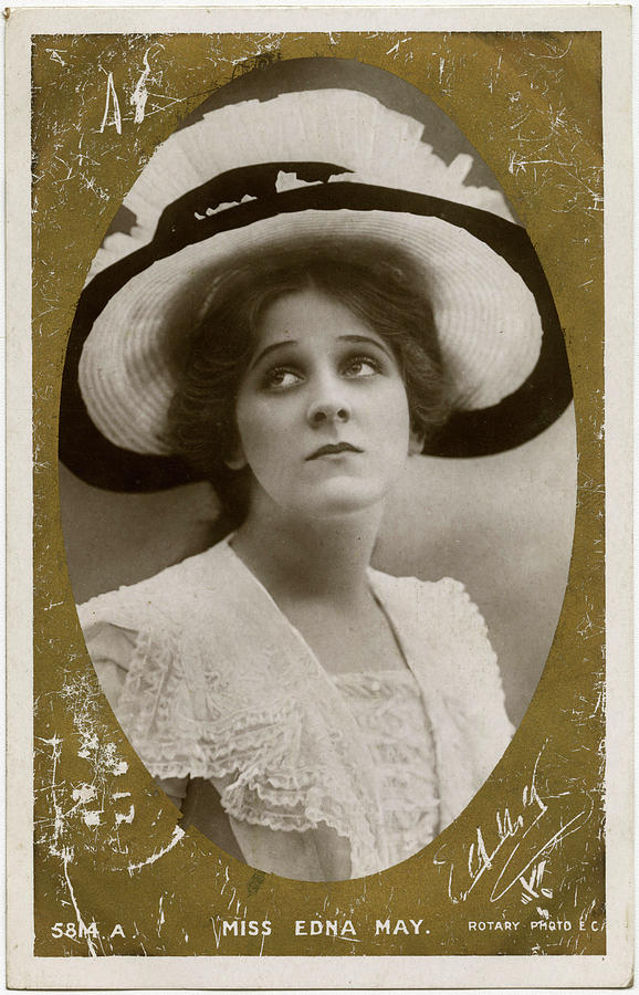 Edna May (1878 1948), American Actress Photograph by Mary Evans Picture ...