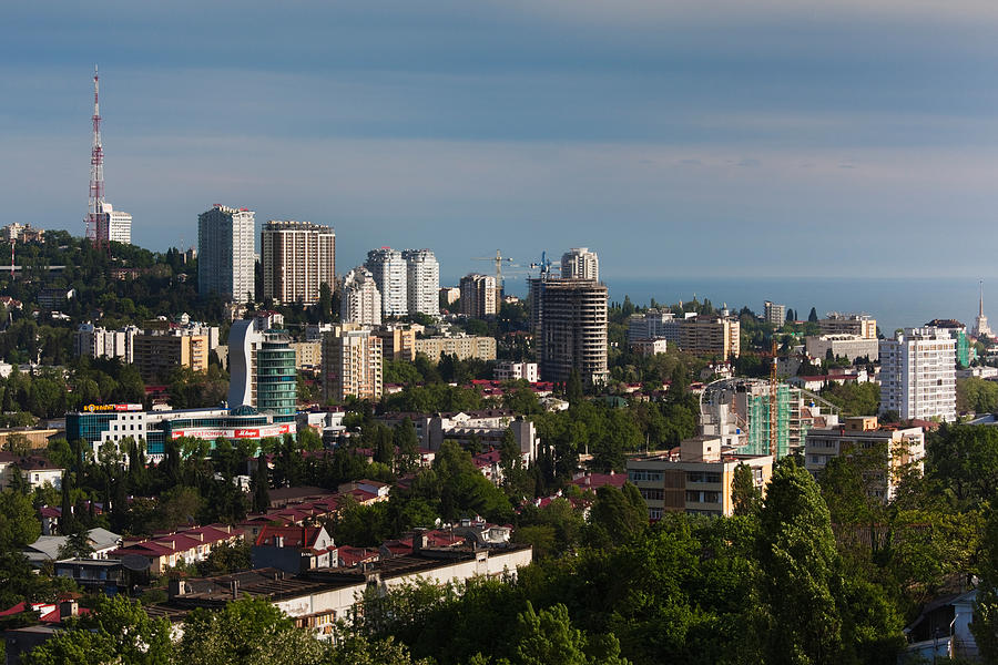 Elevated City View From Vinogradnaya Photograph by Panoramic Images ...