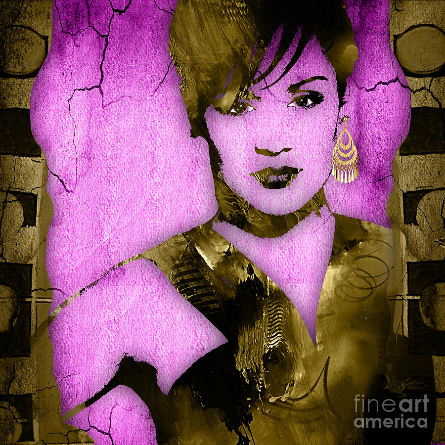 Actor Mixed Media - Empires Grace Gealey Anika Gibbons #3 by Marvin Blaine