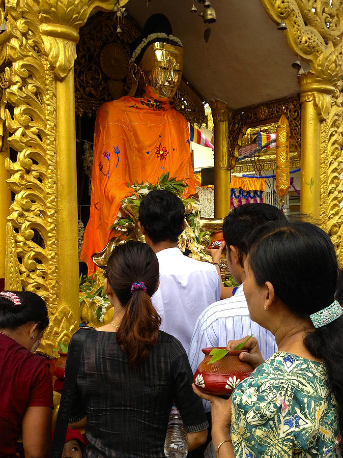 Enlightenment Of Buddha Celebrations Shwedagon Pagoda Yangon Myanmar #3 Photograph by PIXELS  XPOSED Ralph A Ledergerber Photography