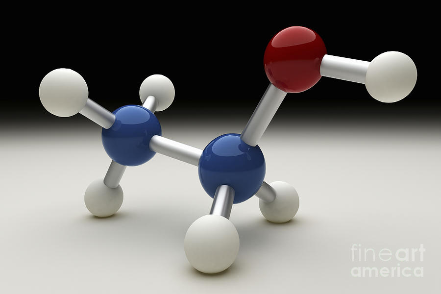 Ethanol Molecule #3 Photograph by Science Picture Co