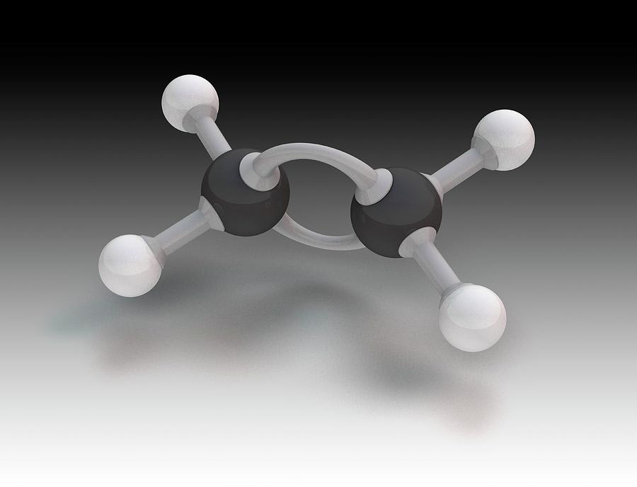Ethene Molecule #3 Photograph by Mikkel Juul Jensen