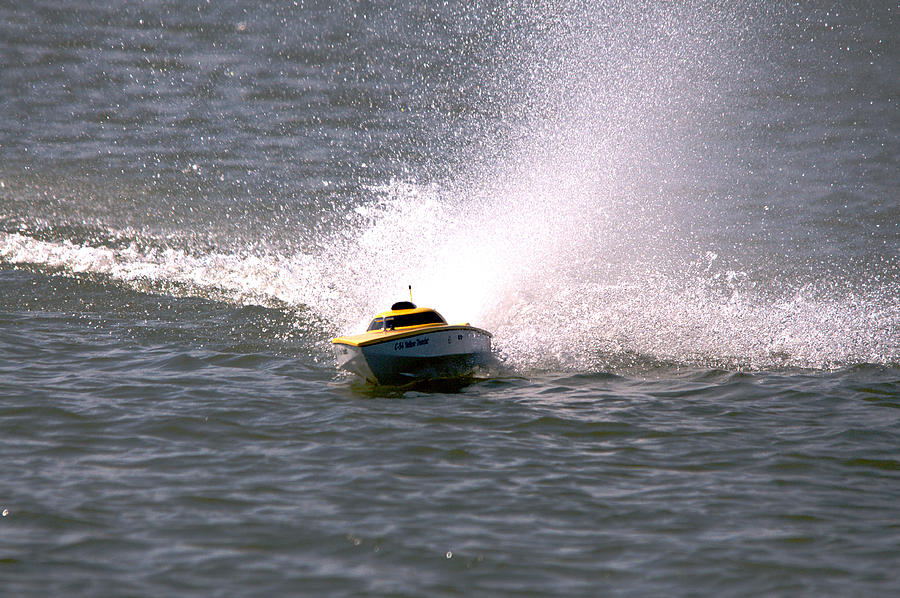 Boat Photograph - Fast Speed Boats On The Lake #5 by Roy Williams