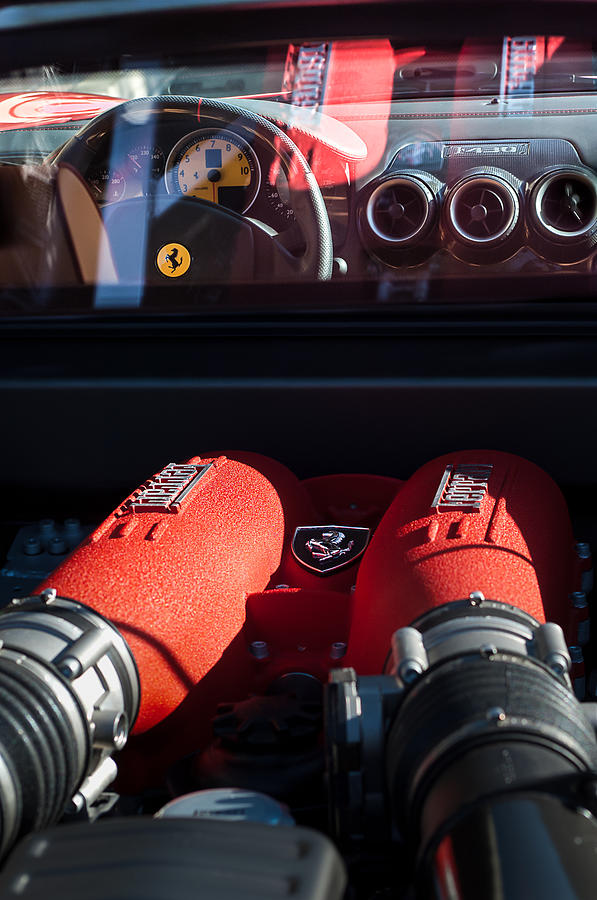 Ferrari Engine #3 Photograph by Jill Reger
