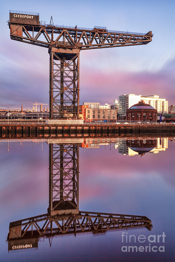 Glasgow Photograph - Finnieston Crane Glasgow #3 by John Farnan