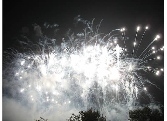 Cincinnati Photograph - Fireworks #3 by Angela Smith