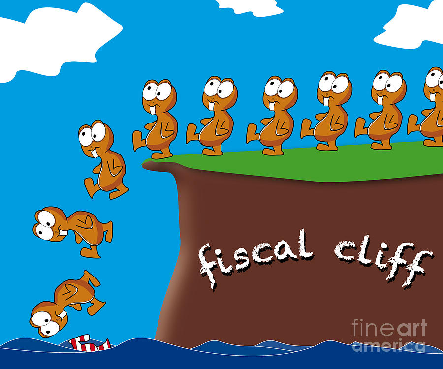 Fiscal Photograph - Fiscal Cliff #3 by Fabian Roessler