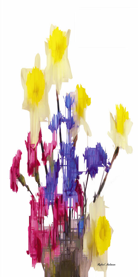 Flower Bouquet #3 Digital Art by Rafael Salazar