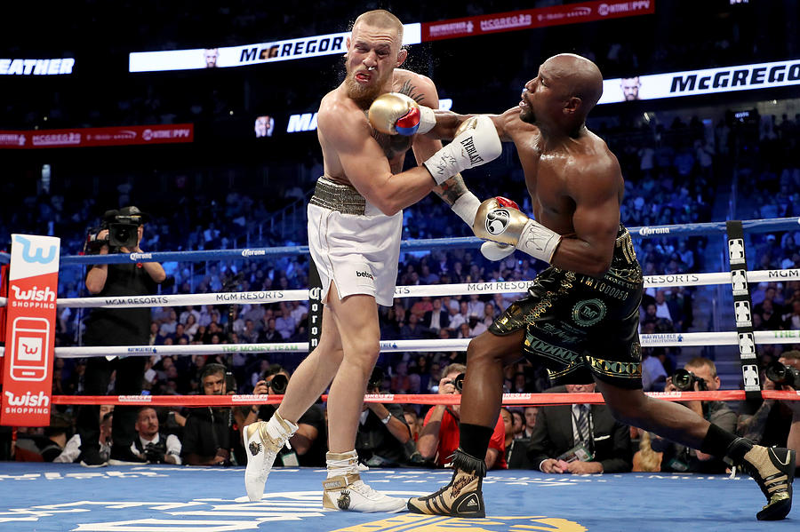 Floyd Mayweather Jr. v Conor McGregor #3 Photograph by Christian Petersen