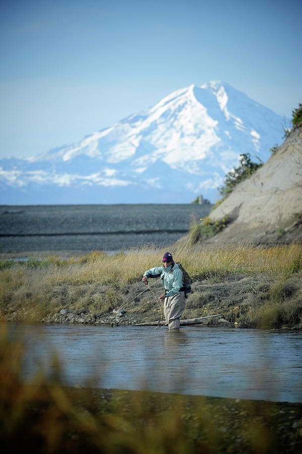 Fly Fishing In Alaska Photograph by HagePhoto Fine Art America
