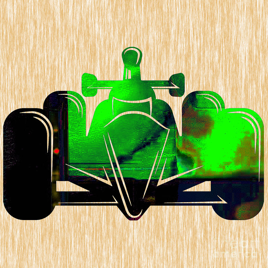 Formula One Race Car Mixed Media by Marvin Blaine Fine Art America
