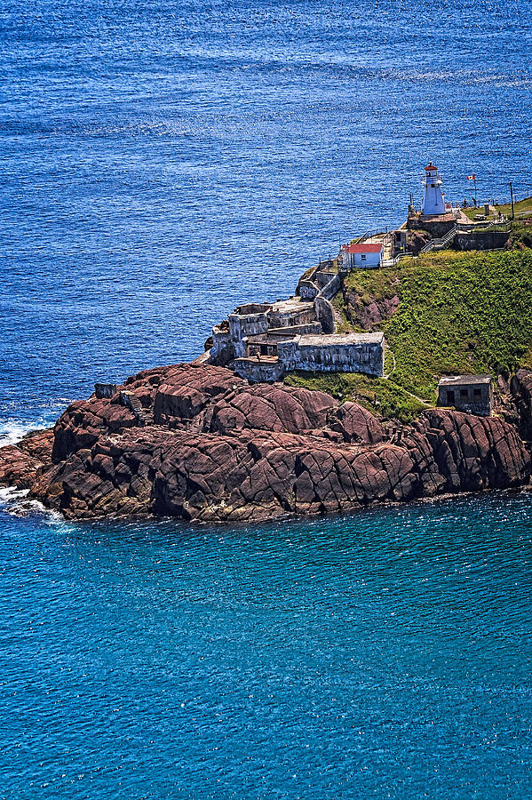 Fort Amherst Lighthouse on the south side of St Johns Harbour #3 Photograph by Perla Copernik
