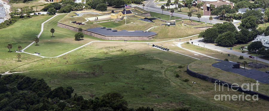 Fort Photograph - Fort Moultrie #3 by David Oppenheimer