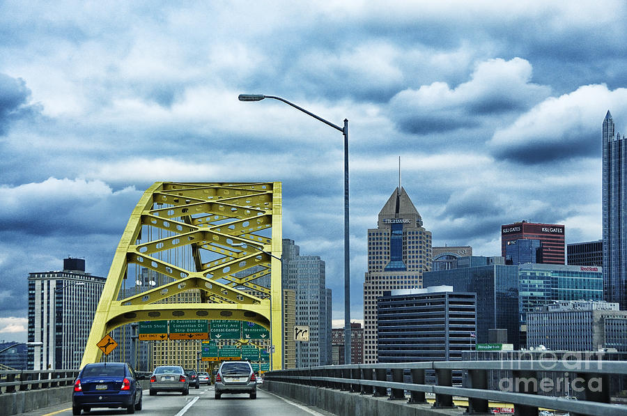 Fort Pitt Bridge and Downtown Pittsburgh #5 Photograph by Thomas R Fletcher