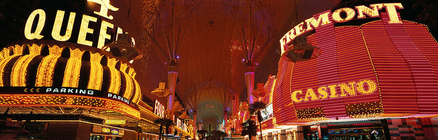 Las Vegas Photograph - Fremont Street Experience Las Vegas Nv #3 by Panoramic Images