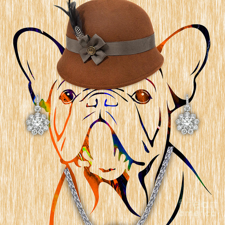 Bulldog Mixed Media - French Bulldog Collection by Marvin Blaine Bulldog Mixed Media - French Bulldog Collection by Marvin Blaine