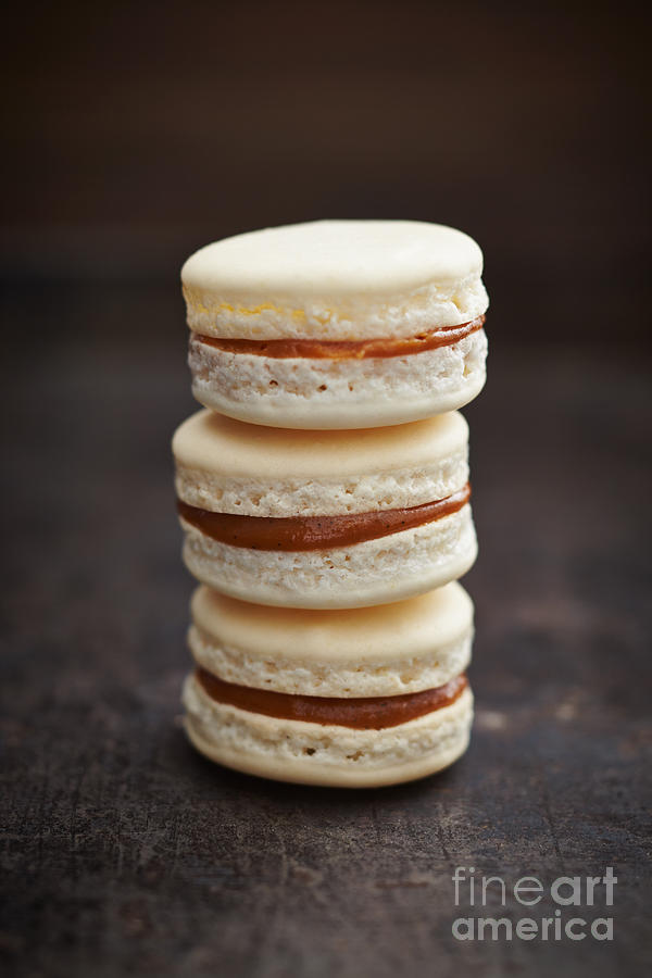 Cookie Photograph - French macarons #3 by Elisabeth Coelfen