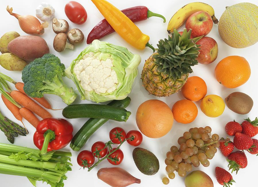 Fruit And Vegetables #3 Photograph by Science Photo Library Fruit And Vegetables #3 Photograph by Science Photo Library