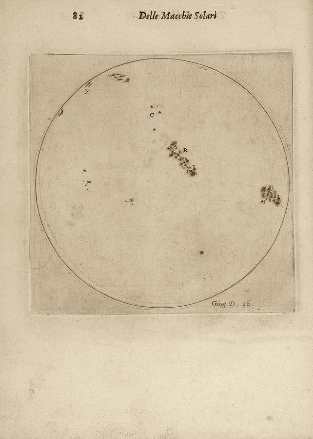 Galileos Observation Of Sunspots #3 Photograph by Library Of Congress