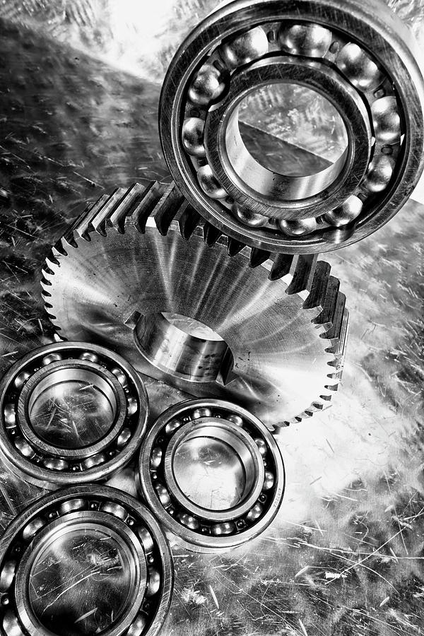 Gears And Ball-bearings #3 Photograph by Christian Lagerek/science Photo Library