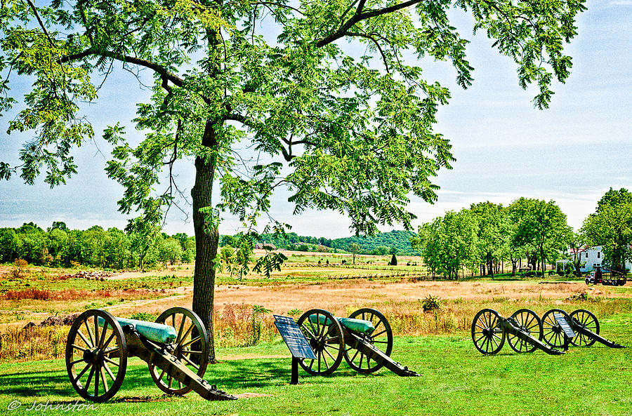 Gettysburg National Park Photograph - Gettysburg Battleground #1 by Bob and Nadine Johnston
