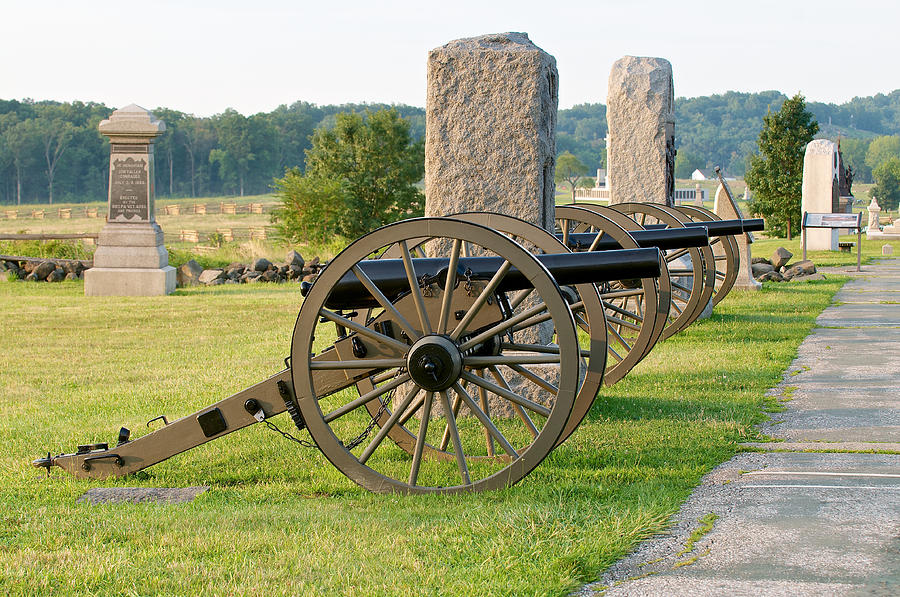 Gettysburg Civil War Battlefield Photograph by Walter Rowe - Fine Art ...