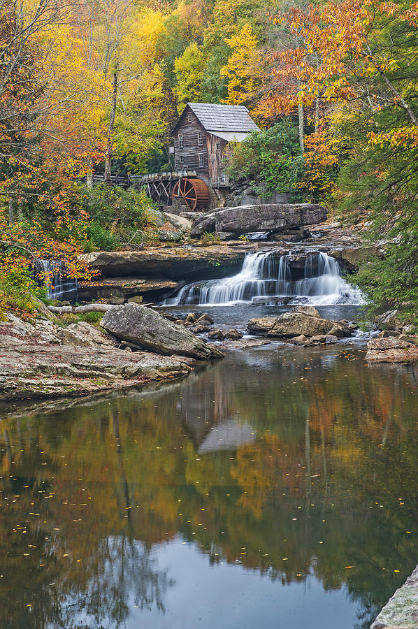Glade Creek Grist Mill at Babcock State Park in West Virginia #3 Photograph by Willie Harper