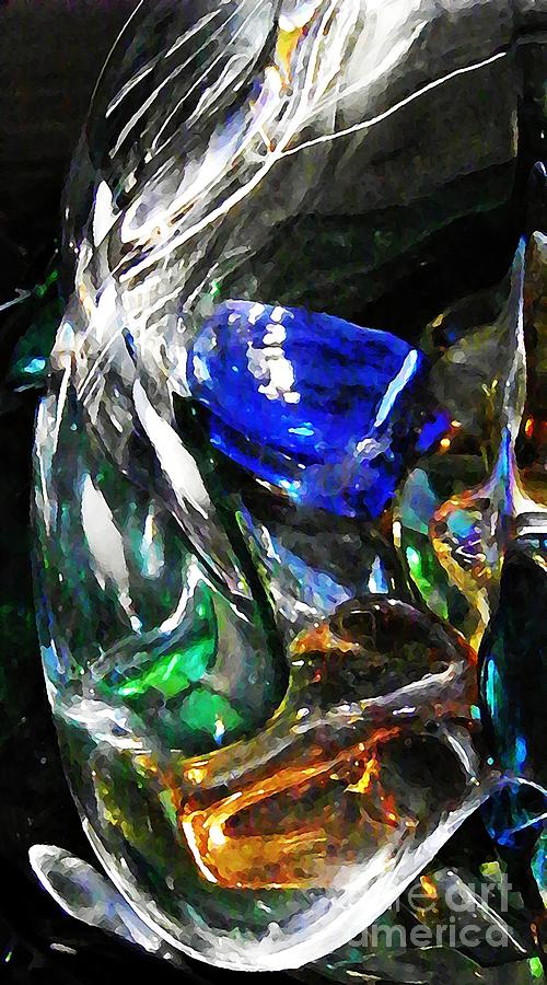 Abstract Photograph - Glass Abstract 126 by Sarah Loft