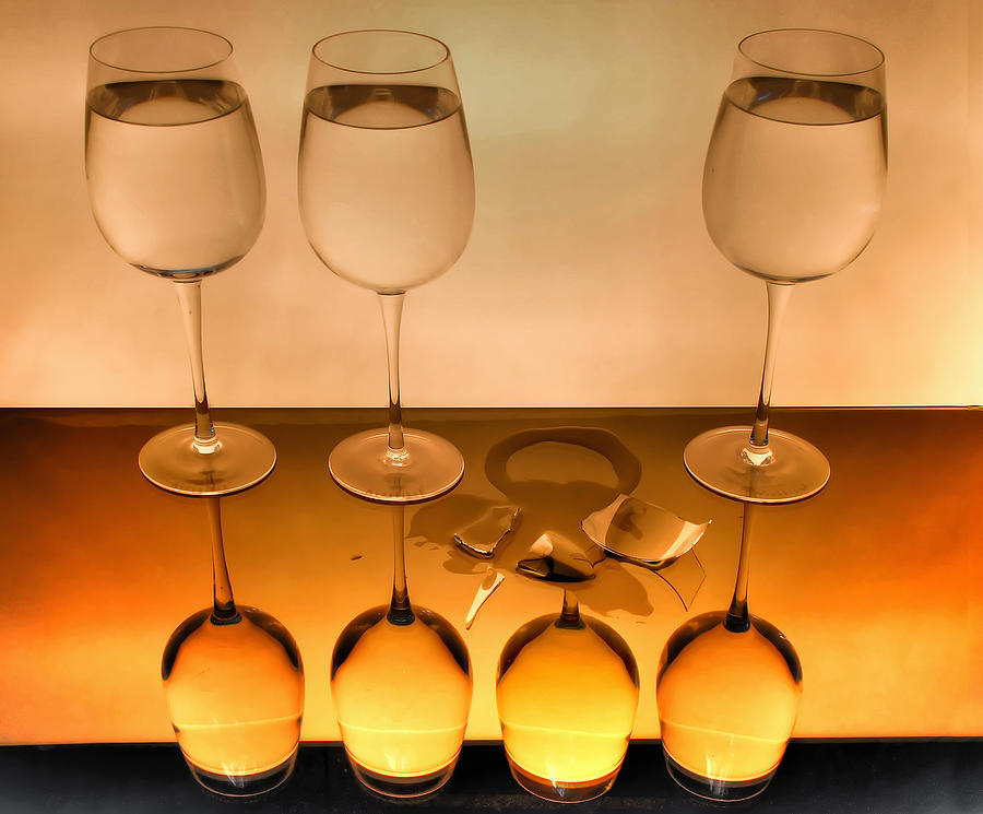 Still Life Photograph - 3 Glasses by Andrei SKY