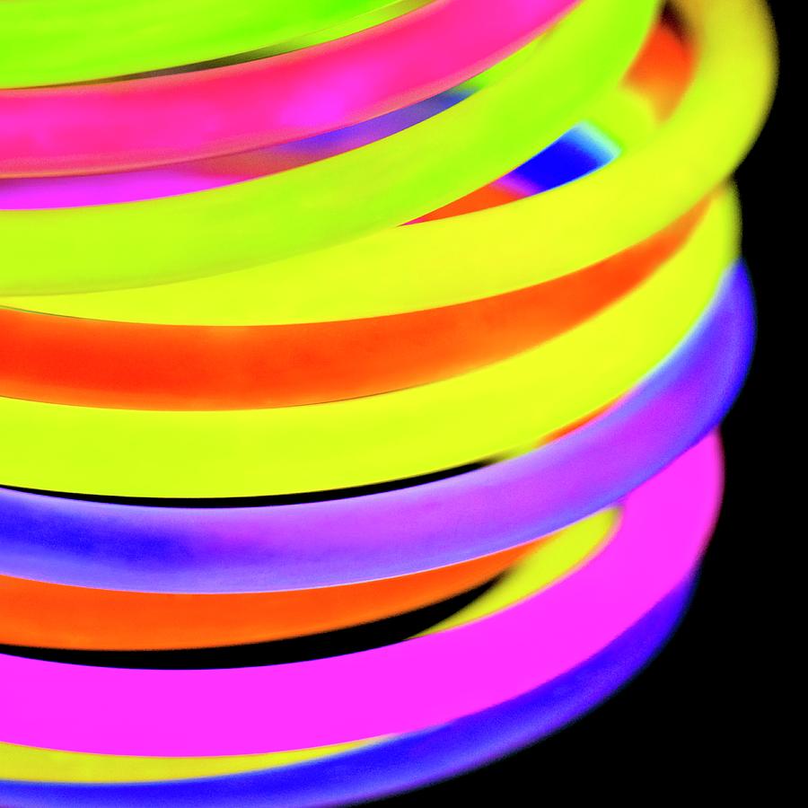 Glow Bracelets #3 Photograph by Science Photo Library