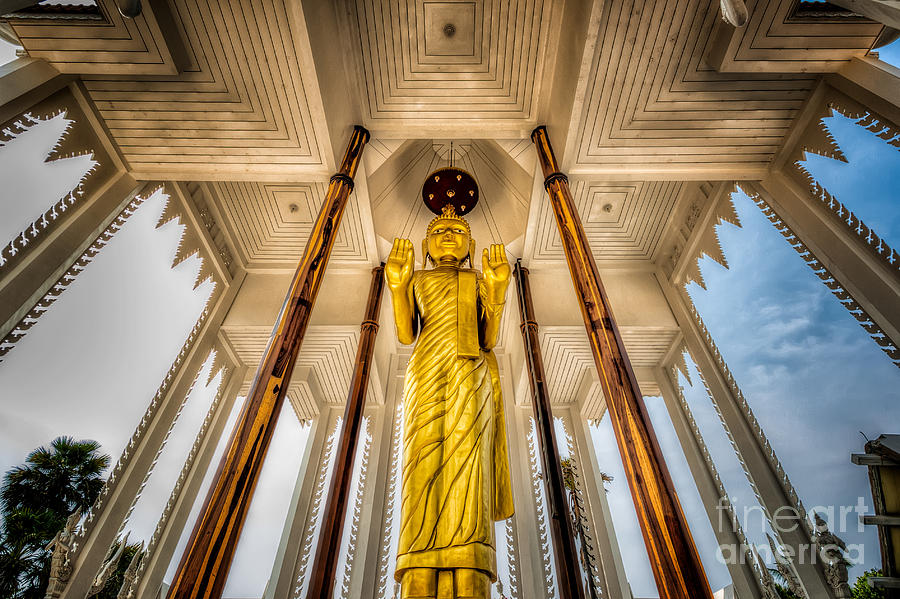 Architecture Photograph - Golden Buddha #3 by Adrian Evans