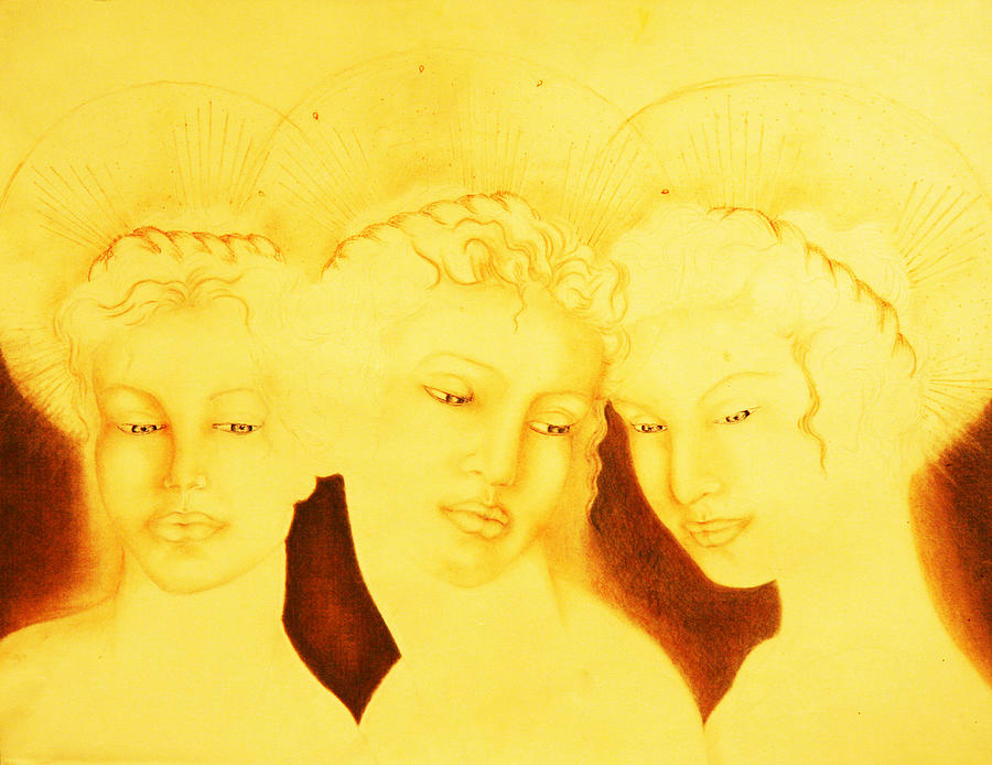 3 Graces Painting by Giorgio Tuscani