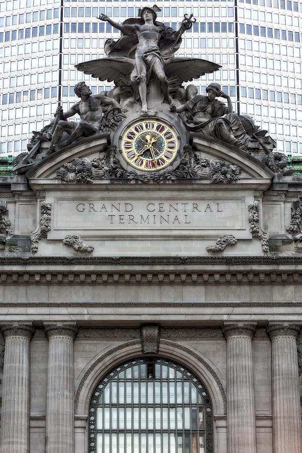 Grand Central Terminal Facade #3 Photograph by Susan Candelario